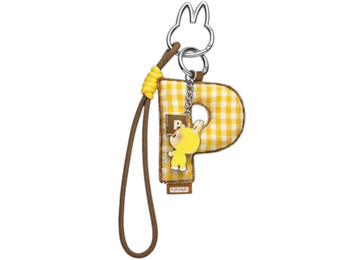 Pop Mart Labubu The Monsters Pin for Love Series "P" Letter Pendant -1