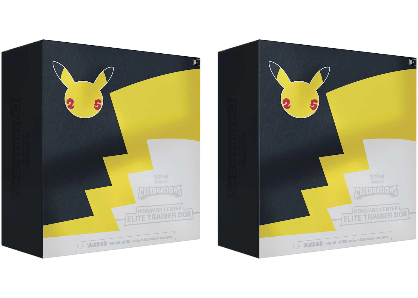 Pokémon TCG 25th Anniversary Celebrations Pokémon Center Exclusive Elite Trainer Box 2x Lot -1