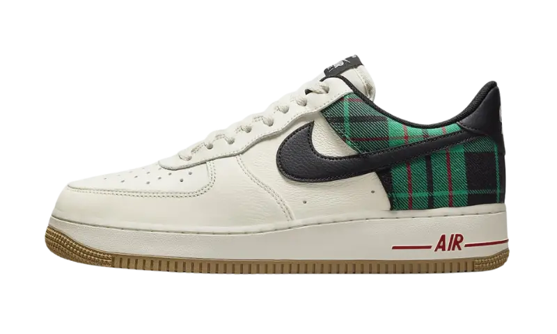 Nike Air Force 1 Low 07 LX Plaid Pale Ivory Stadium Green