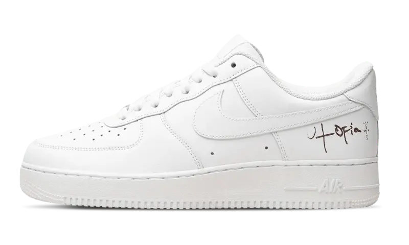 Nike Air Force 1 basse 07 coloris blanc edition Travis Scott Cactus