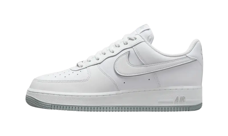 Suola Nike Air Force 1 07 Low Bianca Lupo Grigio