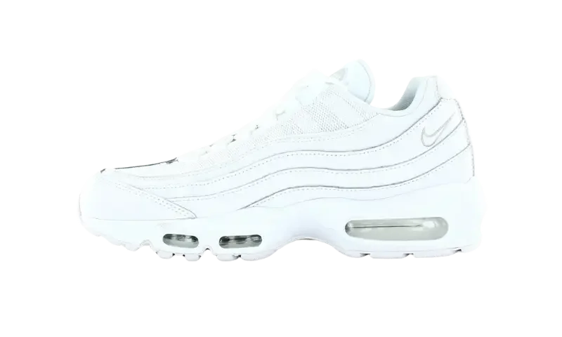 Tênis Air Force Air Max 95 Todo Branco Nike Air Max 95 Essential