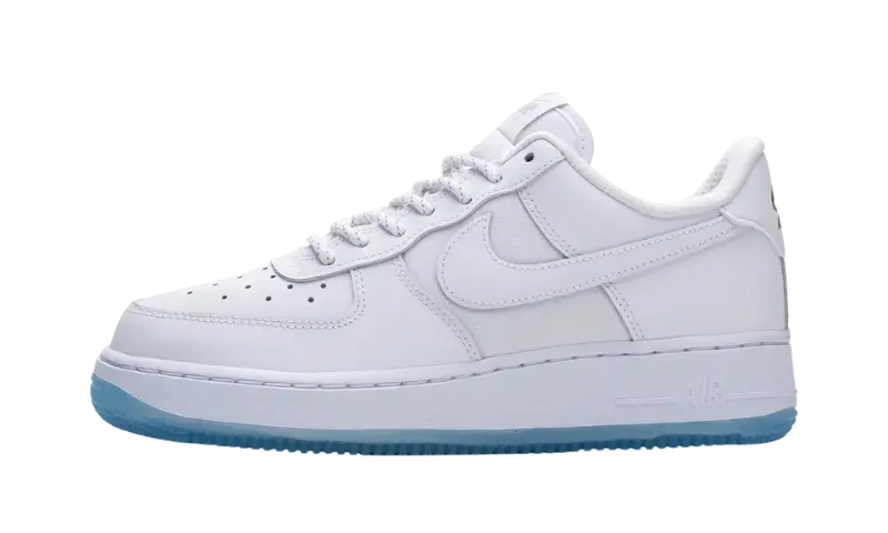 Suola Nike Air Force 1 Low 07 Bianca Blu Ghiaccio