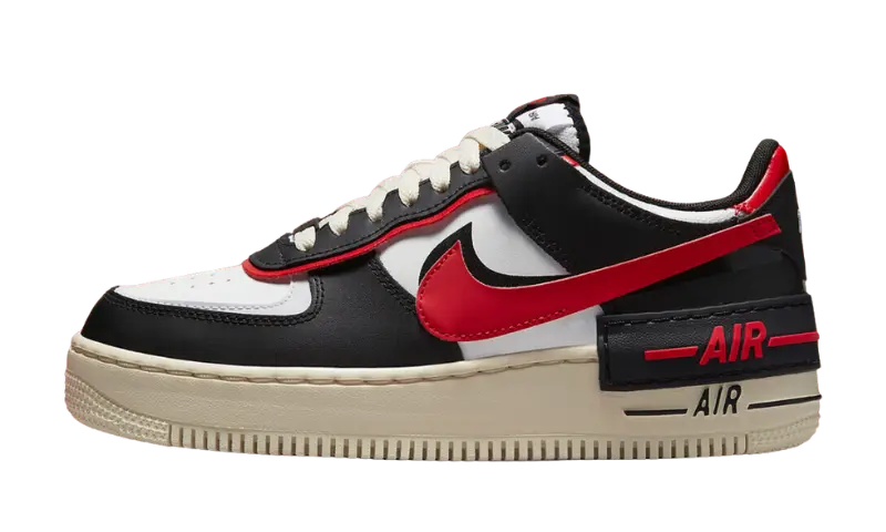 Nike air force 1 dames wit rood shops