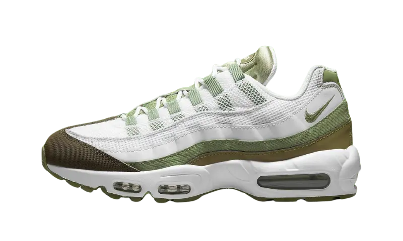 Nike Air Max 95 Bianca Media Oliva Verde Olio MTHOR SHOP