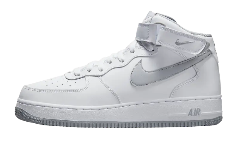 Nike air force 1 mid grey online