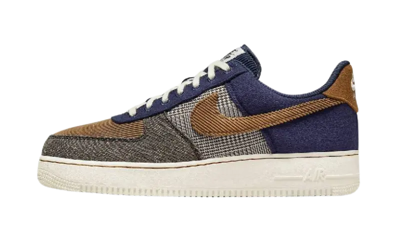 Nike Air Force 1 Low 07 PRM Tweed Midnight Navy Corduroy