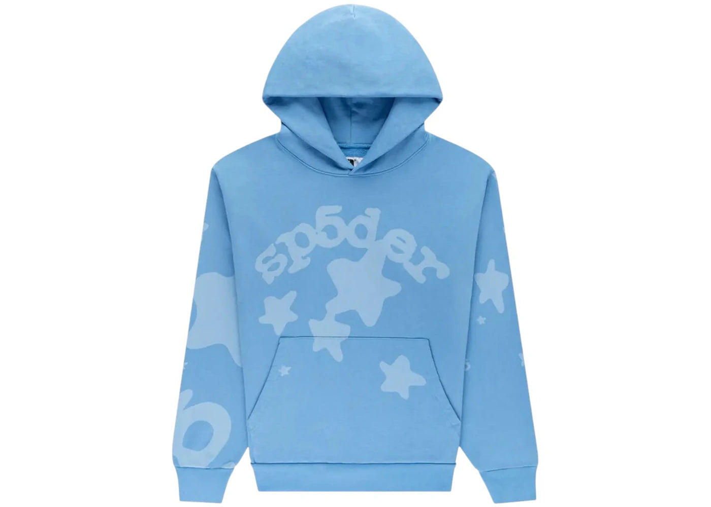 Sp5der Beluga V2 Hoodie Dusty Blue -1