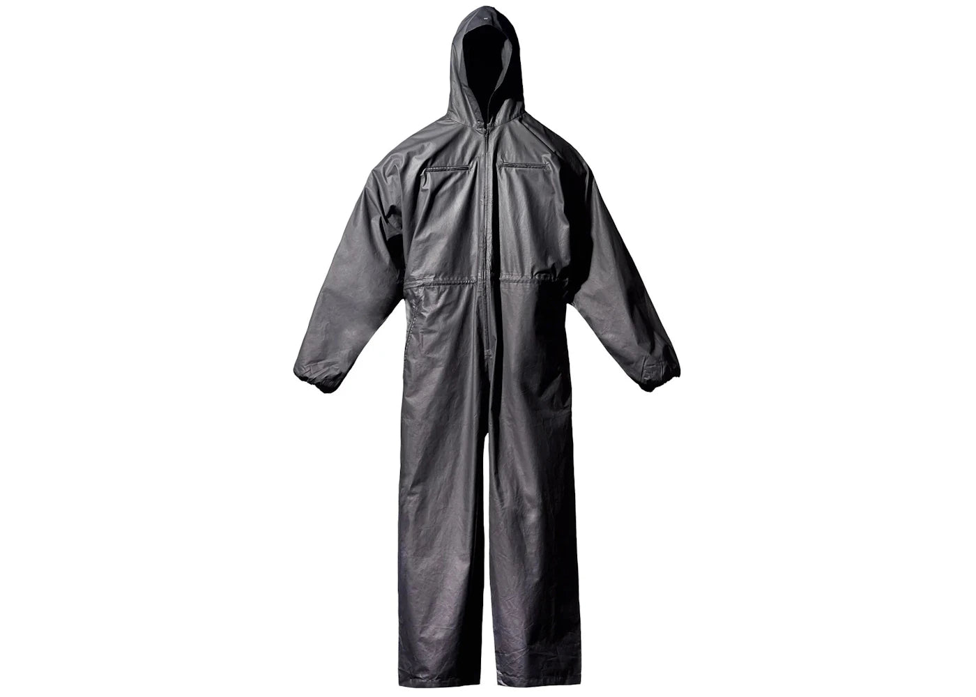 Yeezy Gap Coated Cotton Overalls Black -1