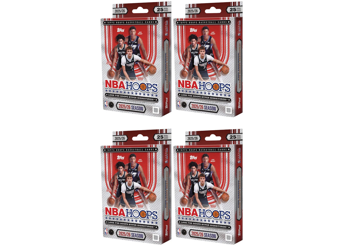2026 Topps NBA Hoops Basketball Hanger Box 4x Lot -1