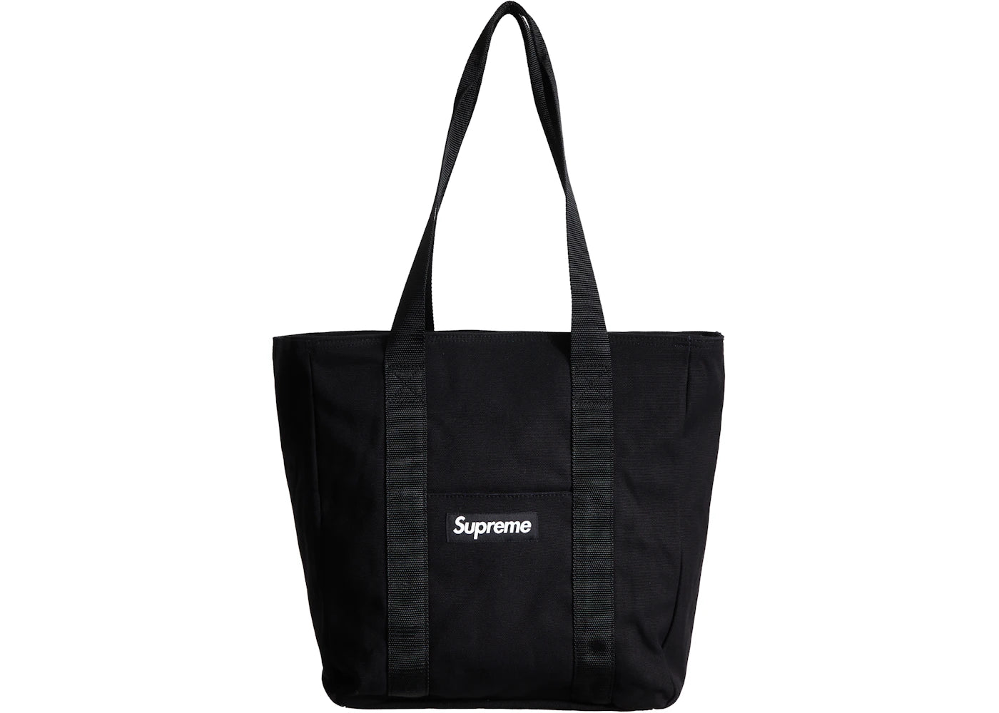 Supreme Canvas Tote Black -1