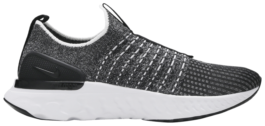 Nike React Phantom Run Flyknit 2 Black White Blend -1
