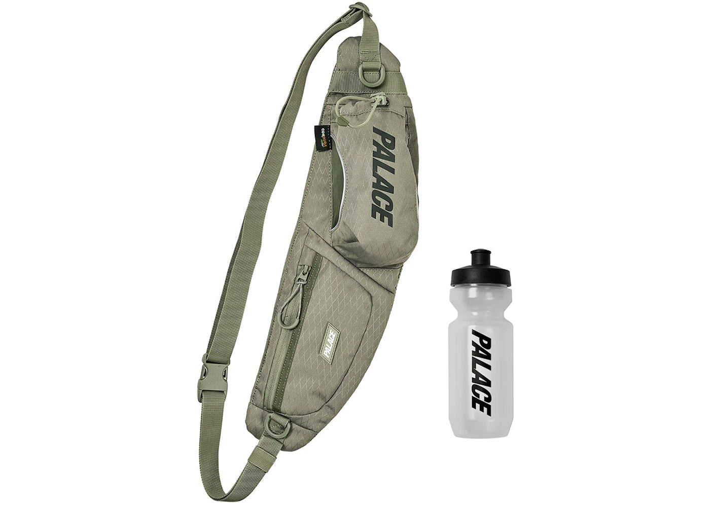 Palace Cordura Y-Rip Bottle Pack Olive -1
