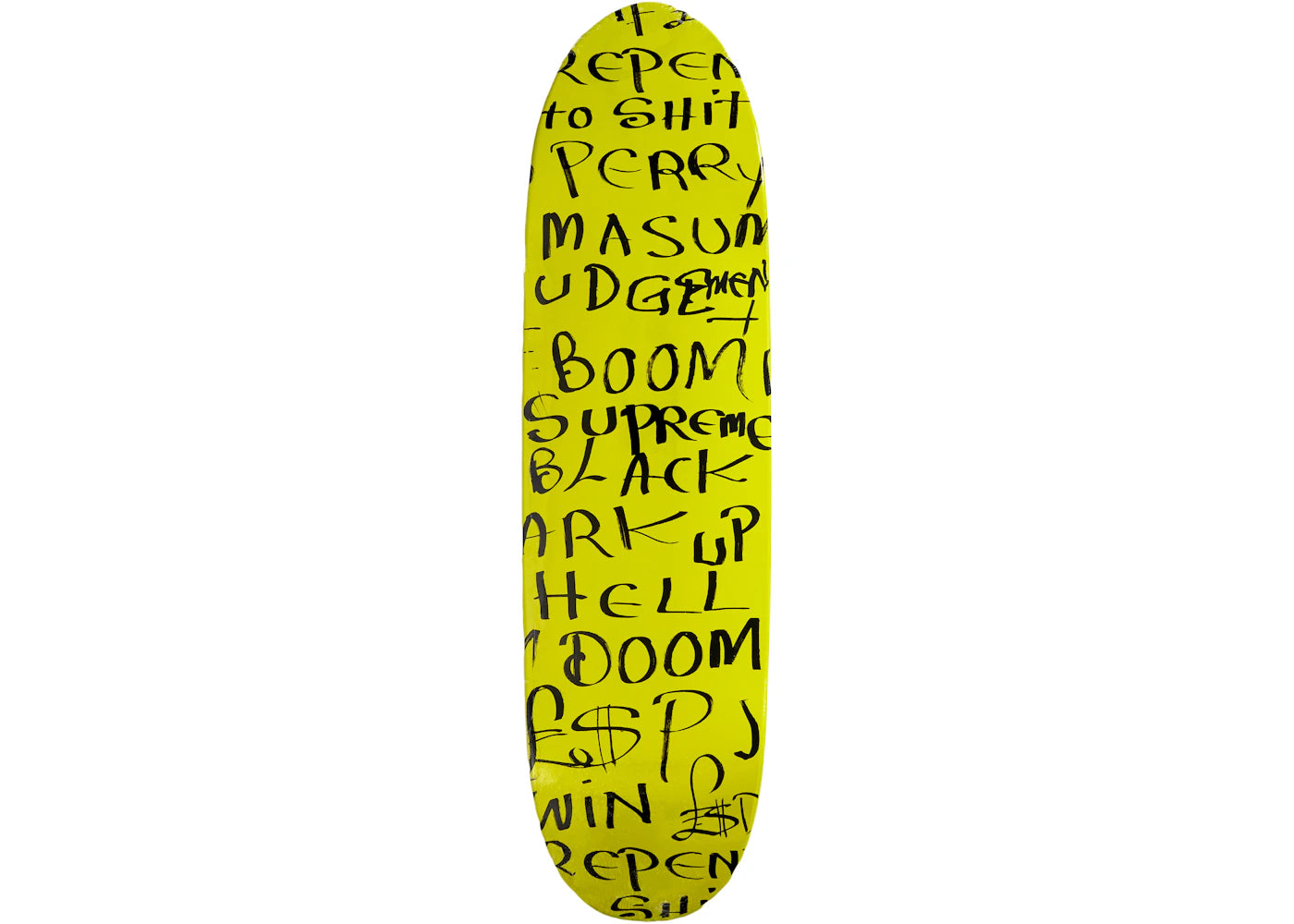Supreme x Lee Scratch Perry Black Ark Cruiser Deck Fluorescent Yellow -1