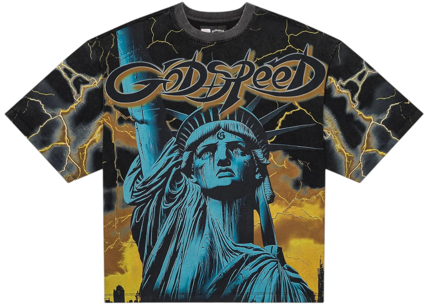 Godspeed Voltage T-shirt Yellow -1