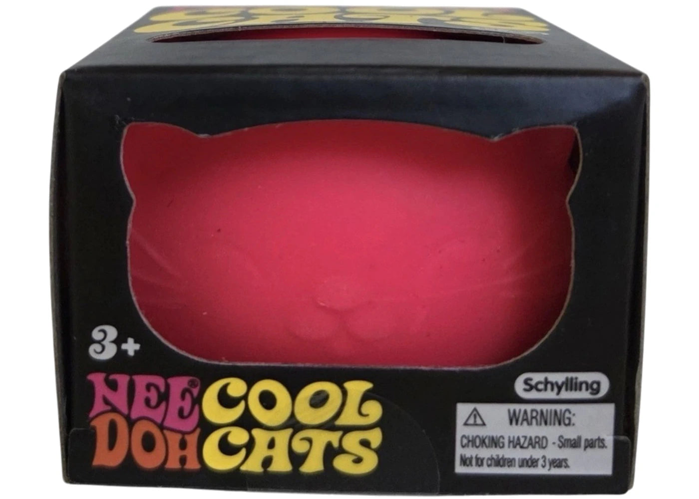 NeeDoh Cool Cat Squishy Fidget Toy Pink -1