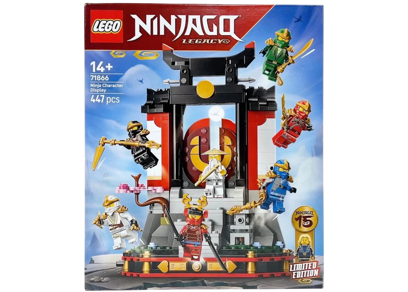 LEGO Ninjago Ninja Character Display 15th Anniversary Set 71866 -1