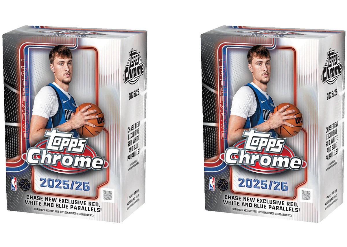 2025-26 Topps Chrome Basketball Value Box 2x Lot -1