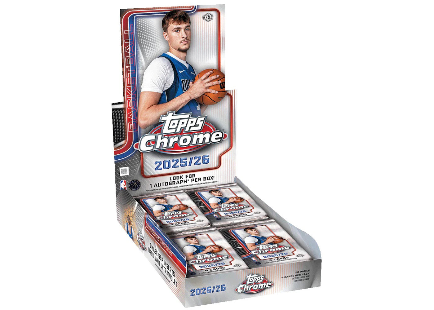 2025-26 Topps Chrome Basketball Hobby Box -1