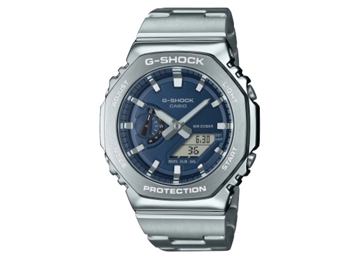 Casio G-Steel GM-2110D-2B (Blue) -1