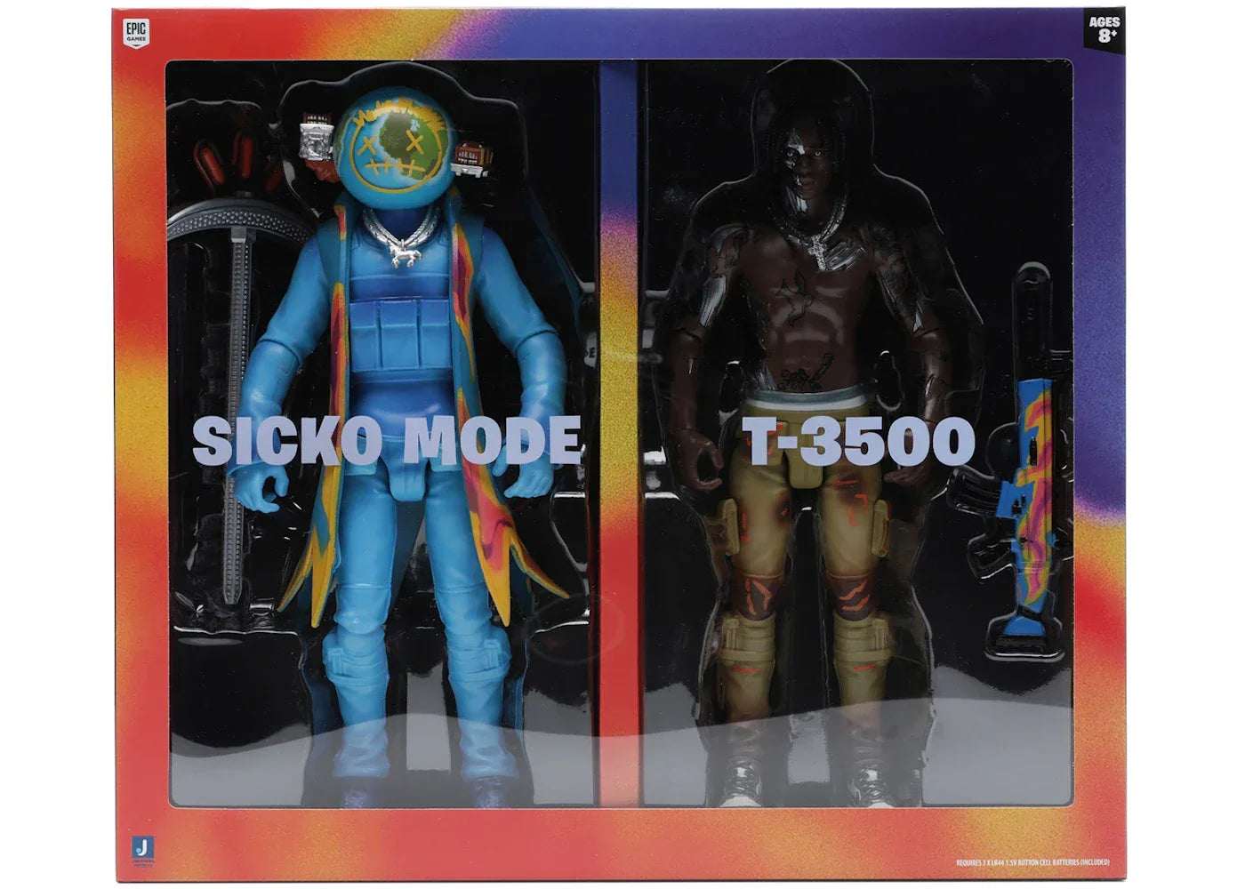 Travis Scott Cactus Jack Fortnite 12" Action Figure Duo Set -1