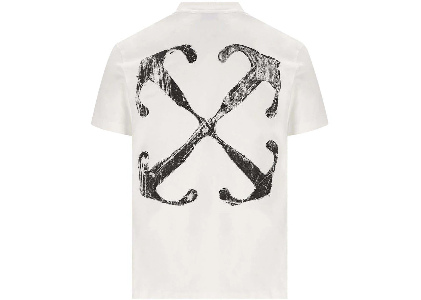 Off-White Scratch Arrow Slim Fit T-Shirt White -1