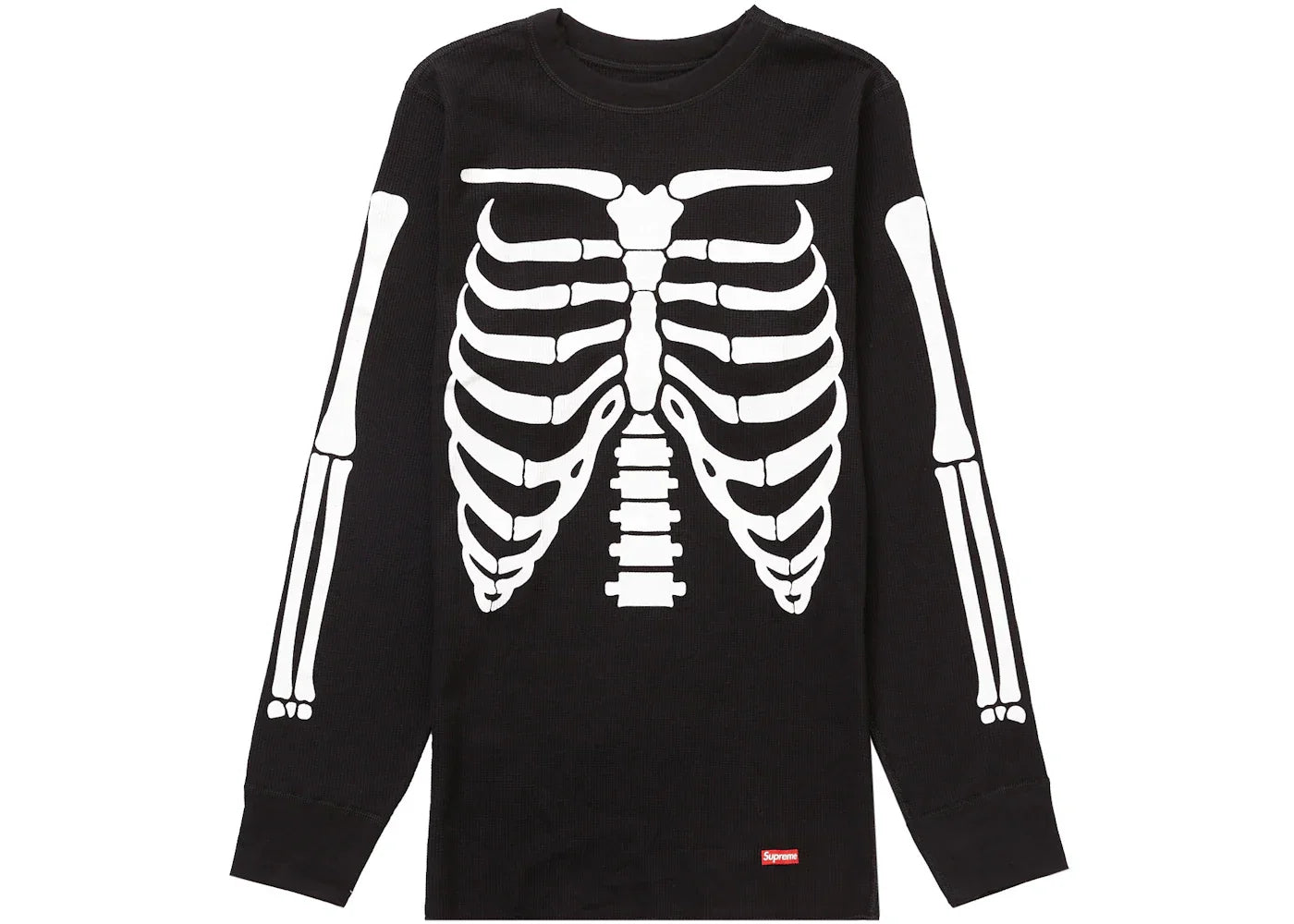 Supreme Hanes Bones Thermal Crew (1 Pack) Black -1