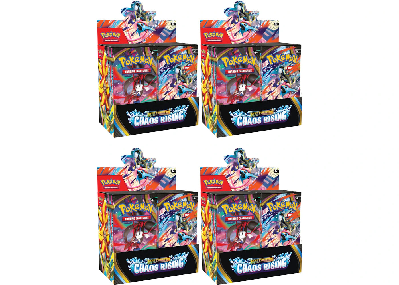 2026 Pokémon Mega Evolution Chaos Rising Booster Box 4x Lot -1