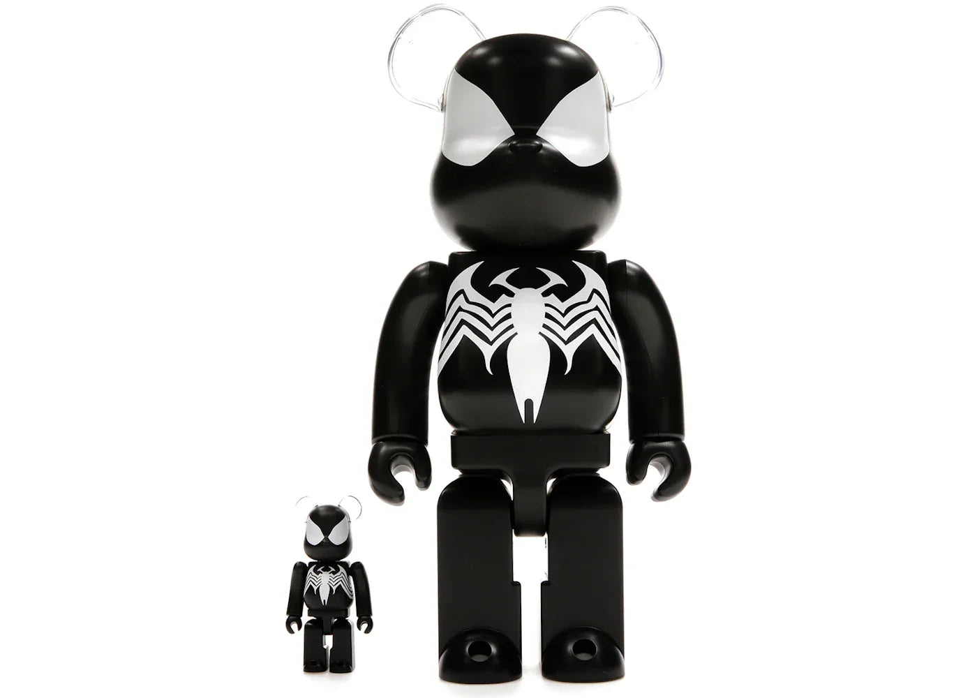Bearbrick x Marvel Spider-Man Black Costume 100% & 400% Set-1