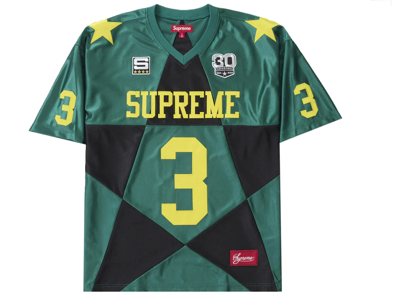 Supreme Star Football Jersey Dark Green -1