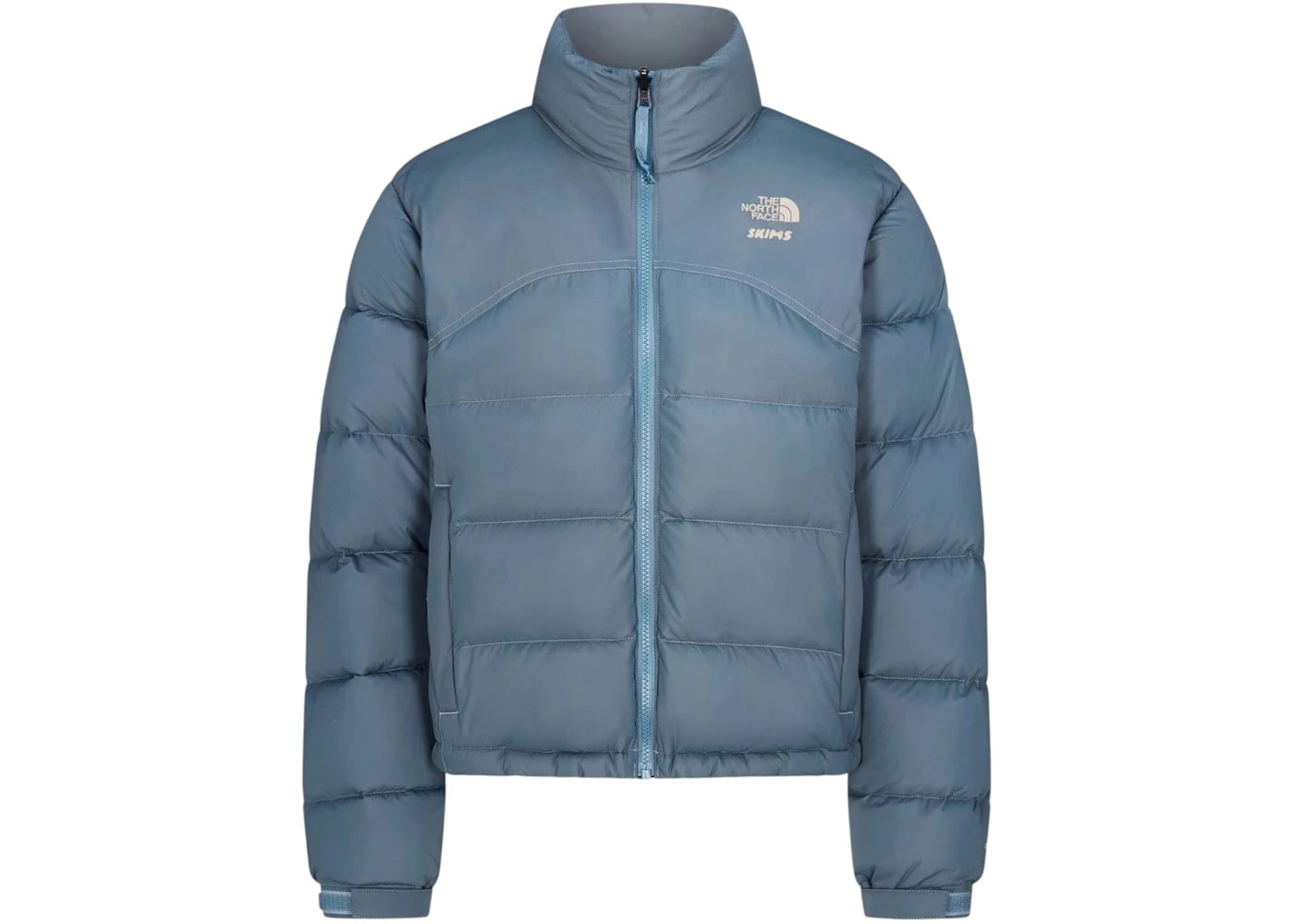 SKIMS x The North Face 2000 Retro Nuptse Jacket Kyanite -1