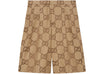 Gucci Jumbo GG Canvas Shorts Beige/Ebony -1