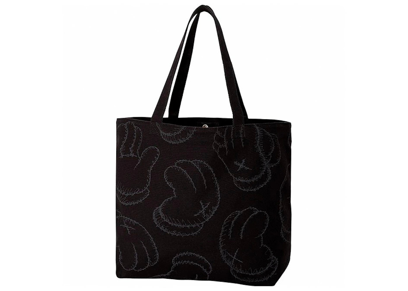 KAWS x Uniqlo Hands Tote Bag Black -1