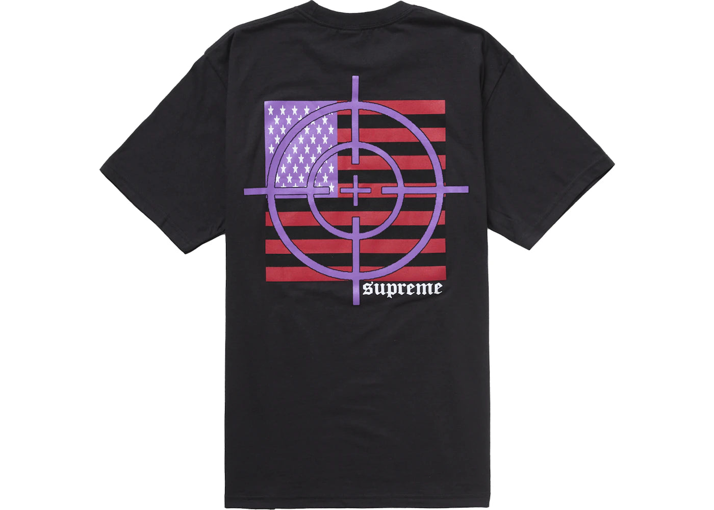 Supreme Target Tee Black -1