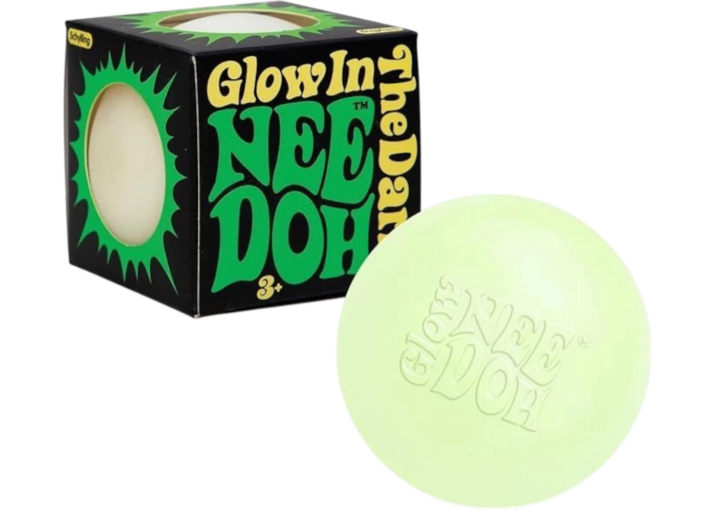 NeeDoh Glow in the Dark Squishy Fidget Toy -1