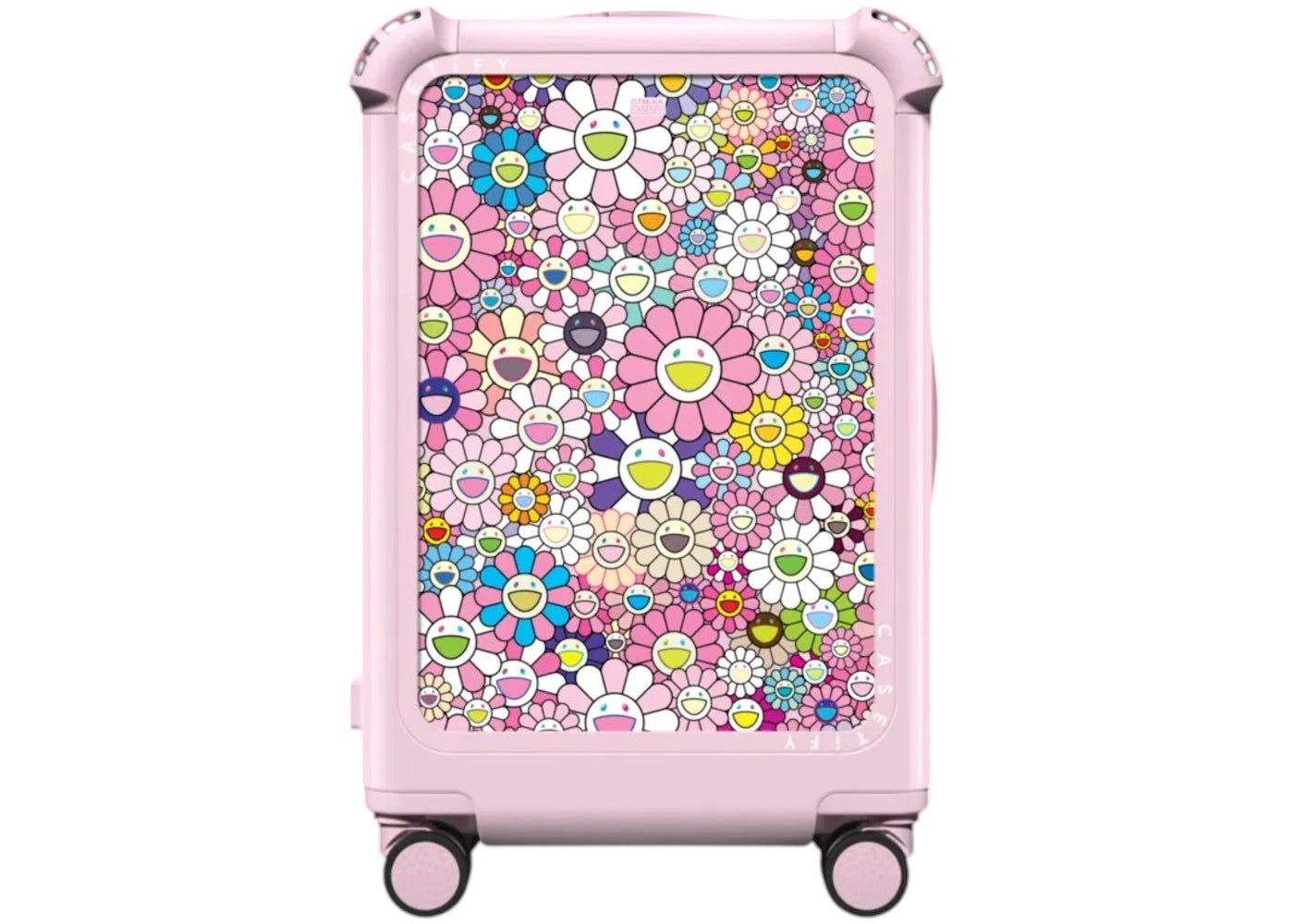 Takashi Murakami x CASETiFY Flowers Bloom (Pink) 21" Carry-On Suitcase Glossy Primrose Pink -1