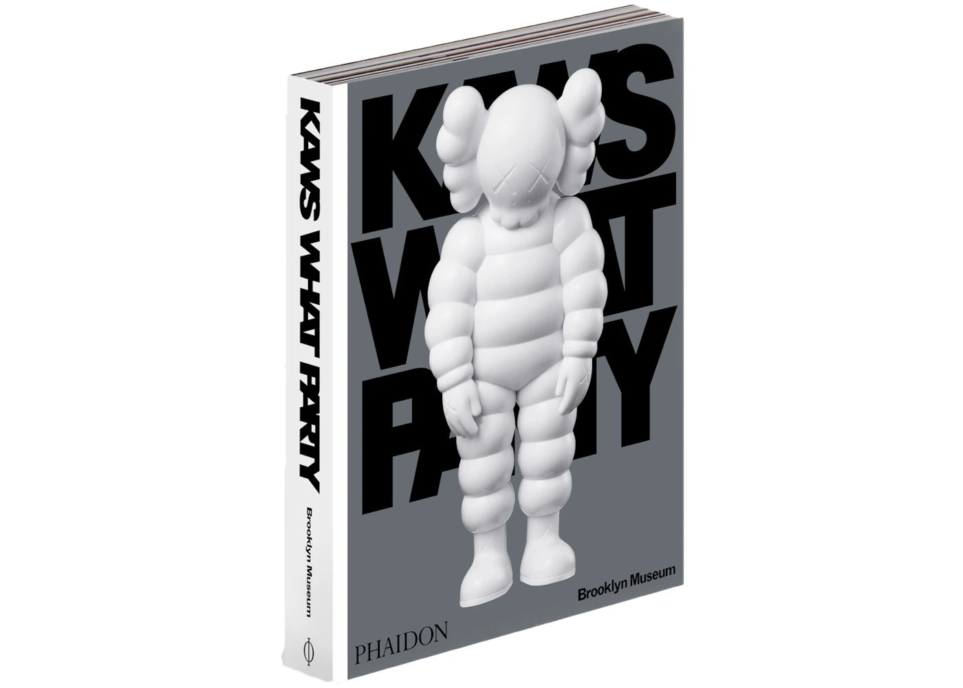 KAWS What Party Signed Edition Hard Cover Book White -1