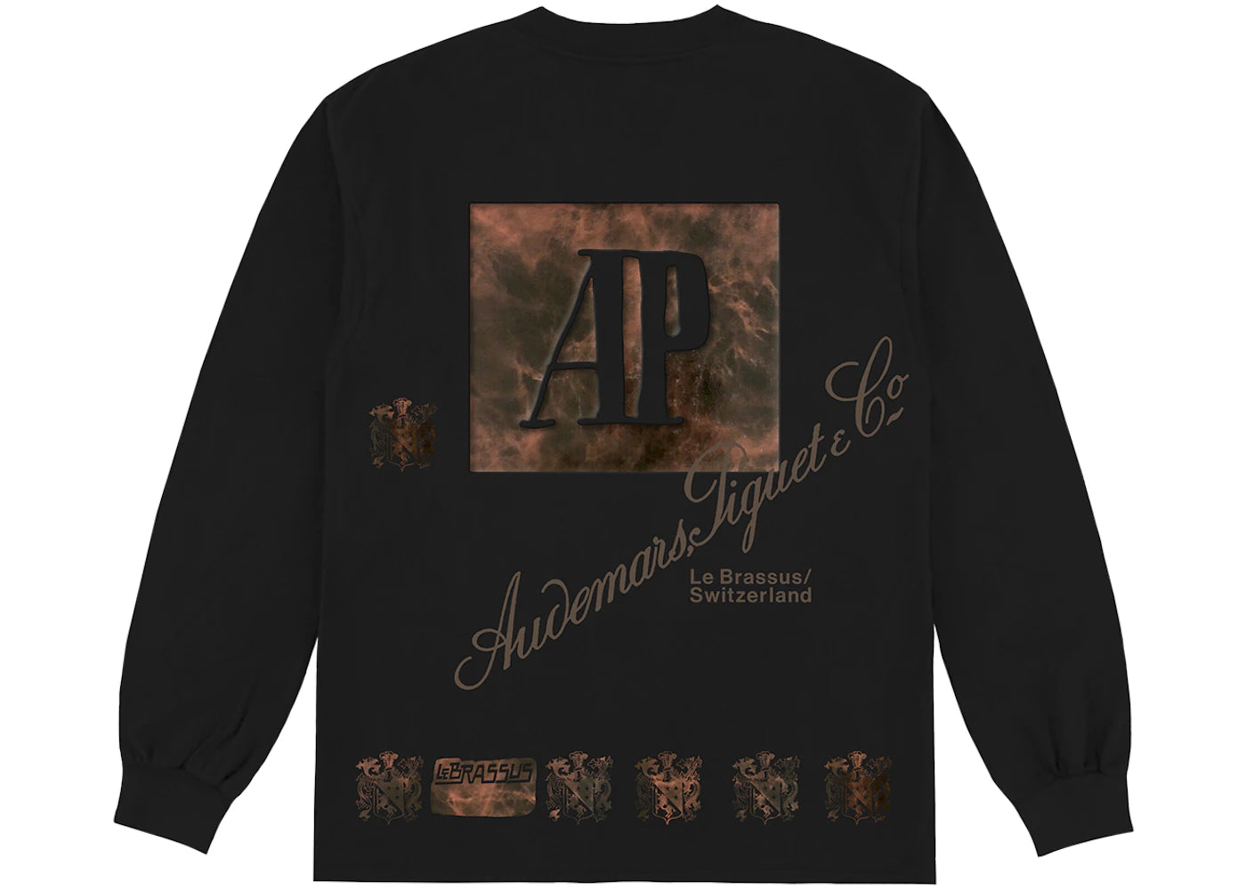 Travis Scott CJ x Audemars Piguet Le Brassus Long Sleeve Tee Black -1