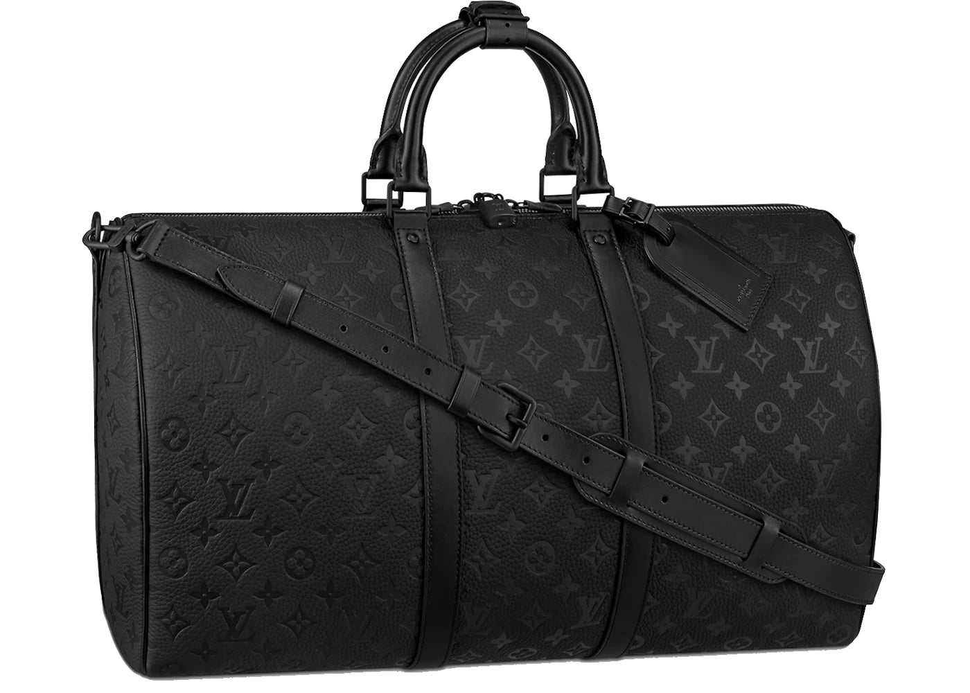 Louis Vuitton Keepall Bandouliere 50 Black/Black -1