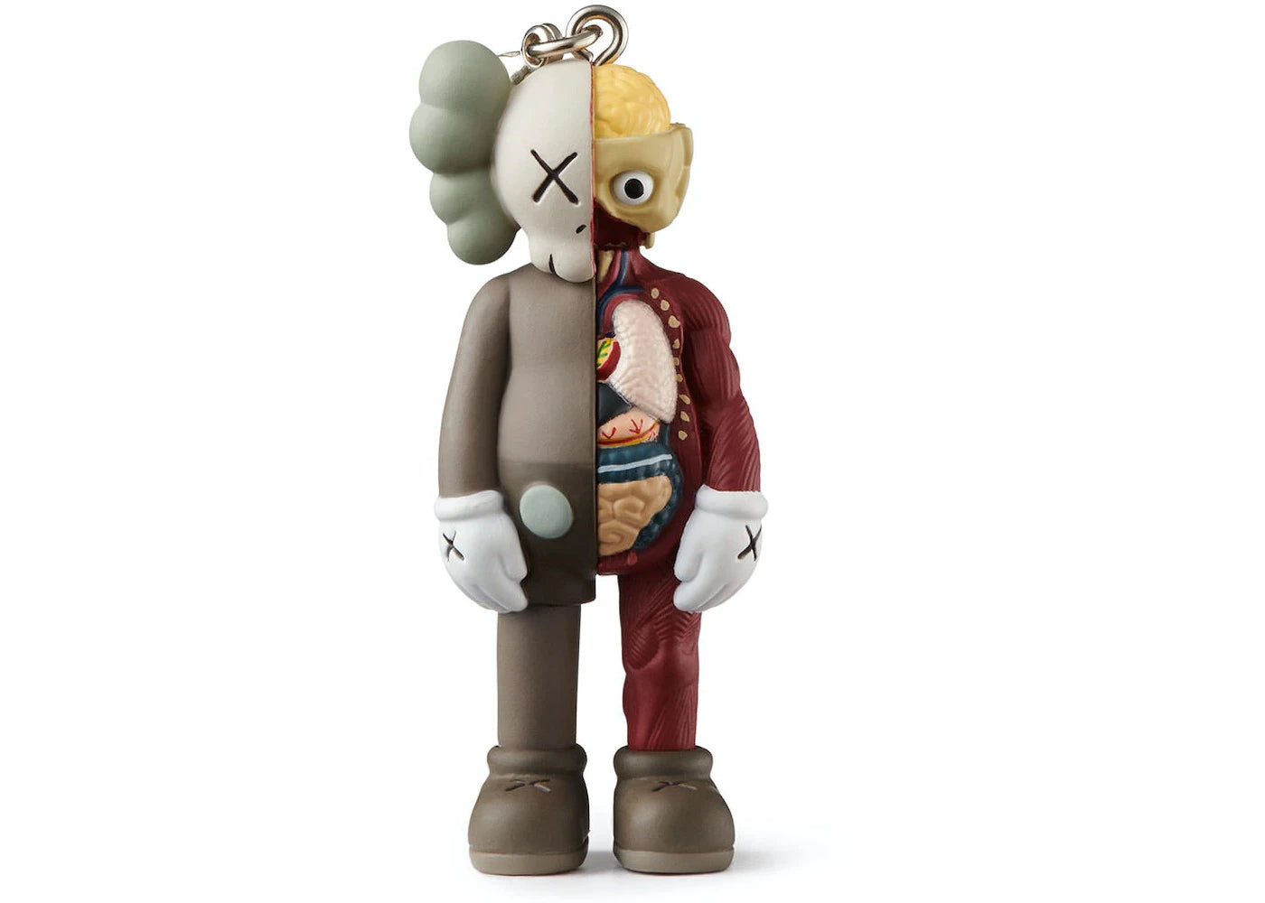 KAWS Tokyo First Flayed Companion Keychain Brown (2021) -1