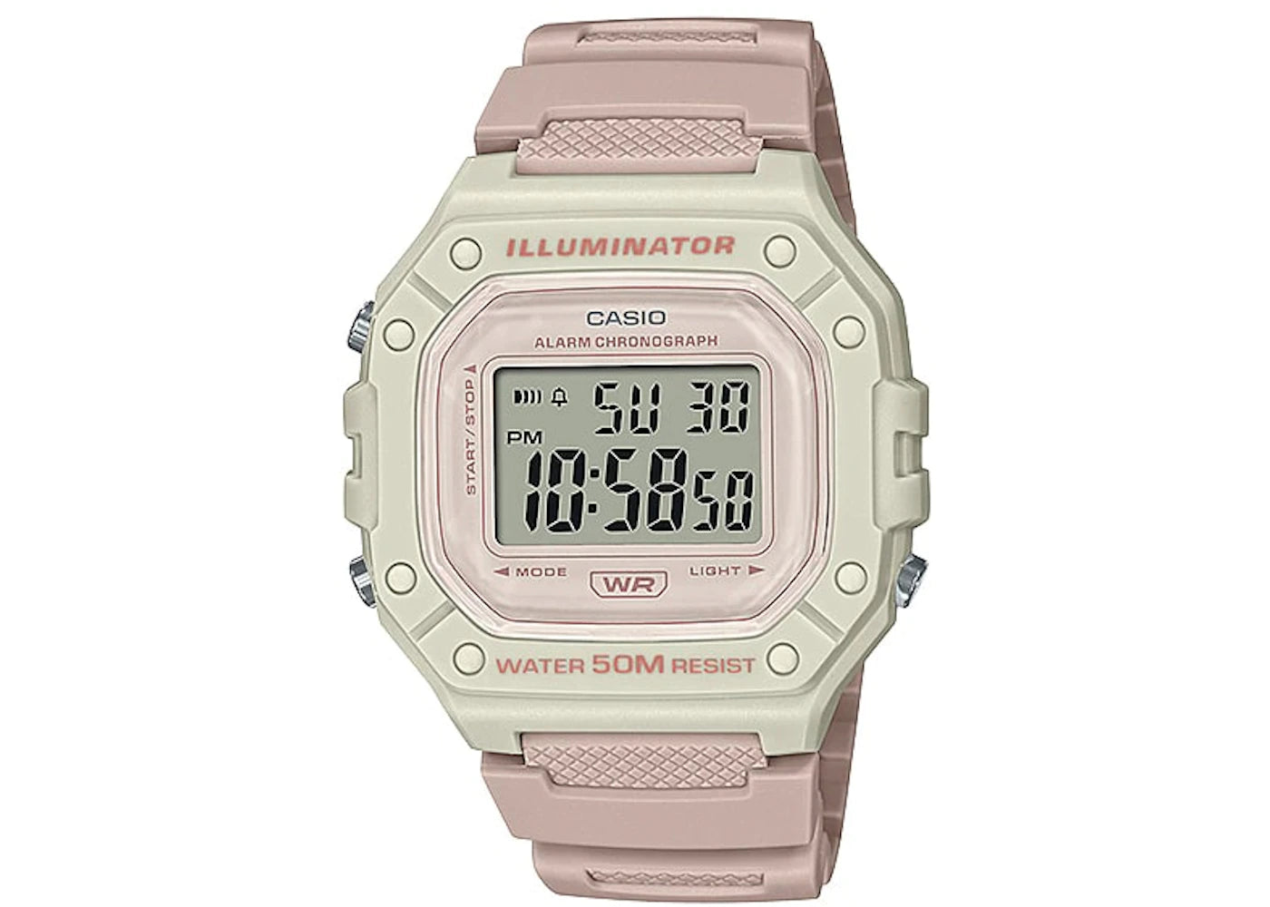 Casio G-Shock W-218HC-4A (Pink) -1