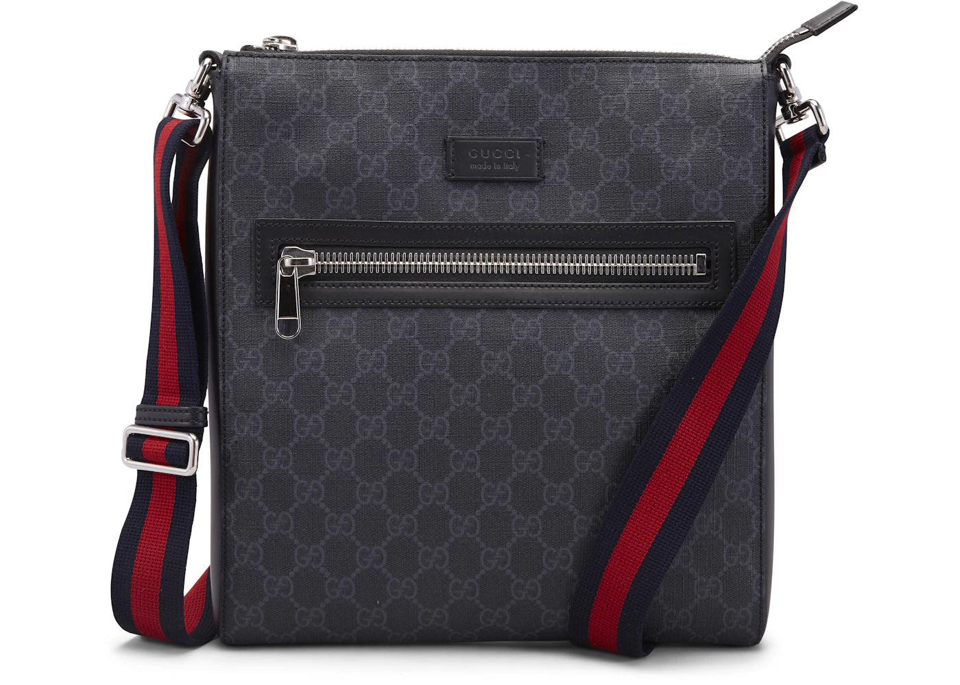 Gucci Messenger GG Supreme Black/Grey -1