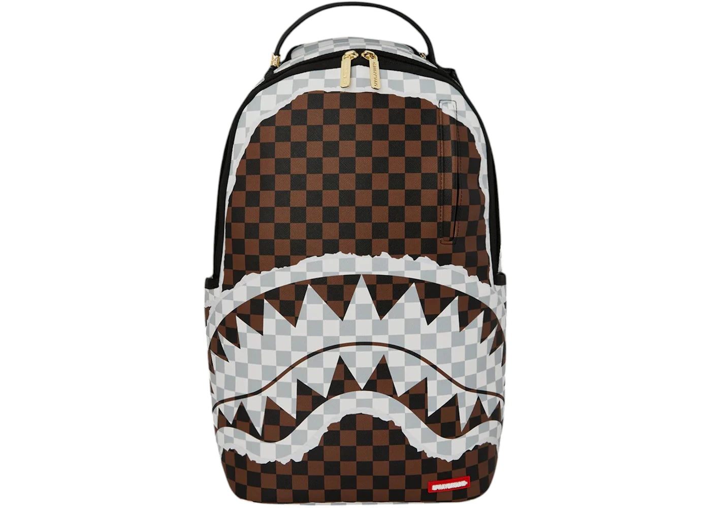 Sprayground Shark Legacy Backpack Brown/White -1