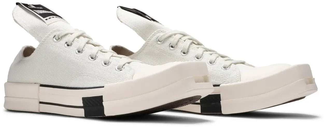 Converse TURBODRK Chuck Taylor All Star 70 Ox Rick Owens DRKSHDW White