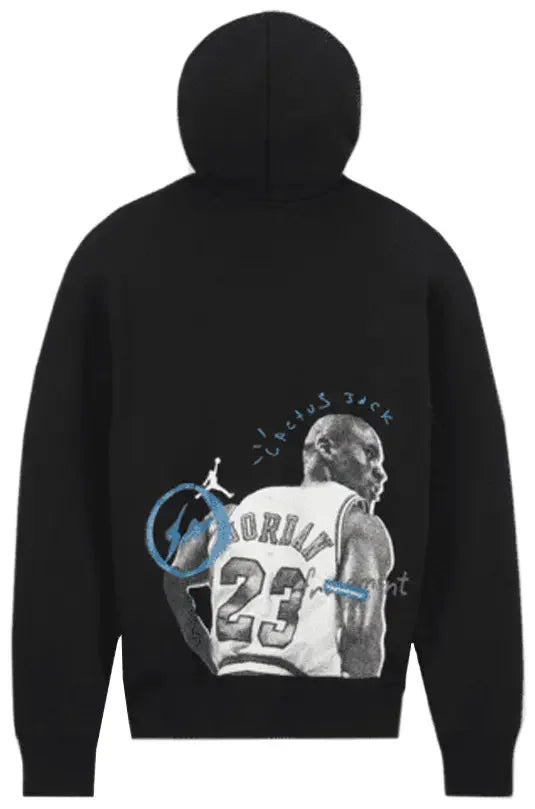 Travis Scott x Jordan x Fragment Hoodie Black