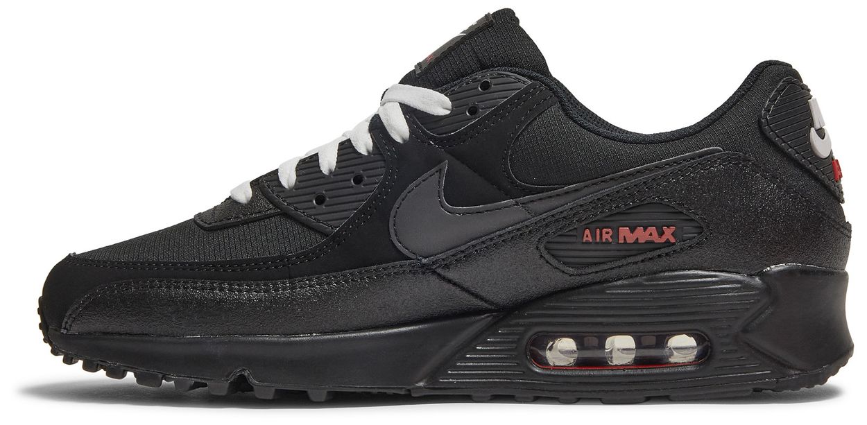 Nike Air Max 90 Black Sport Red-2