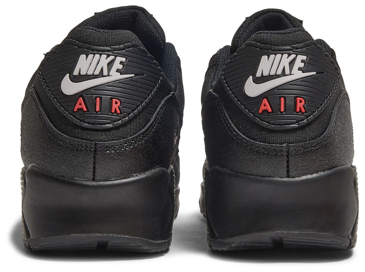Nike Air Max 90 Black Sport Red-Back