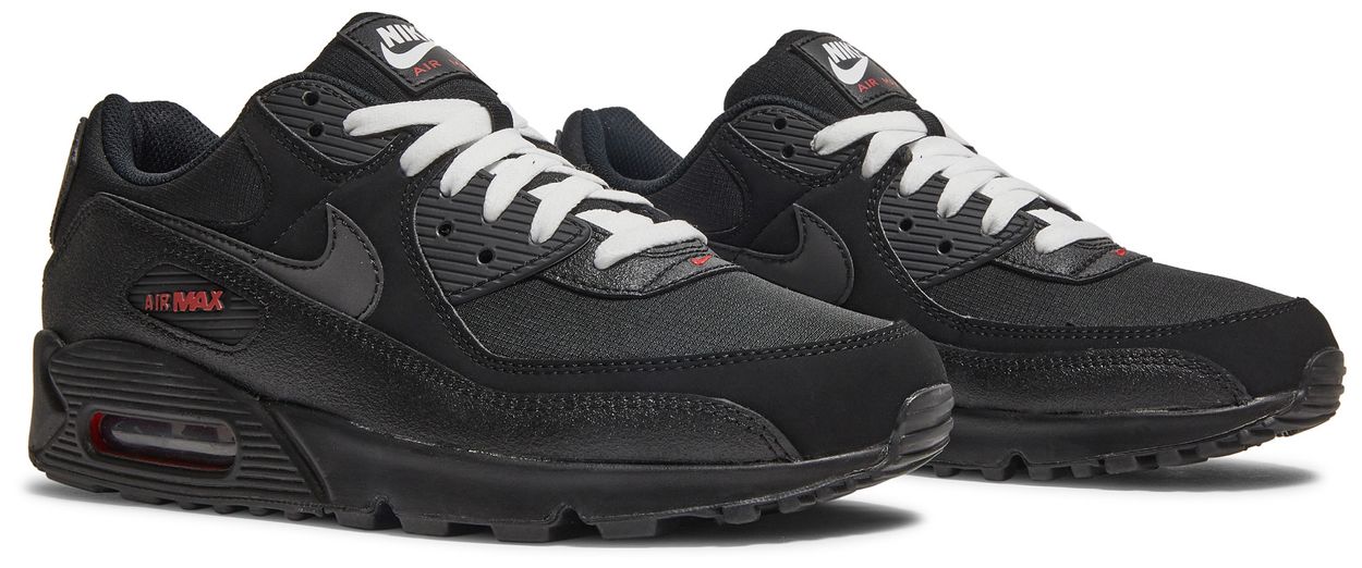 Nike Air Max 90 Black Sport Red-Pair