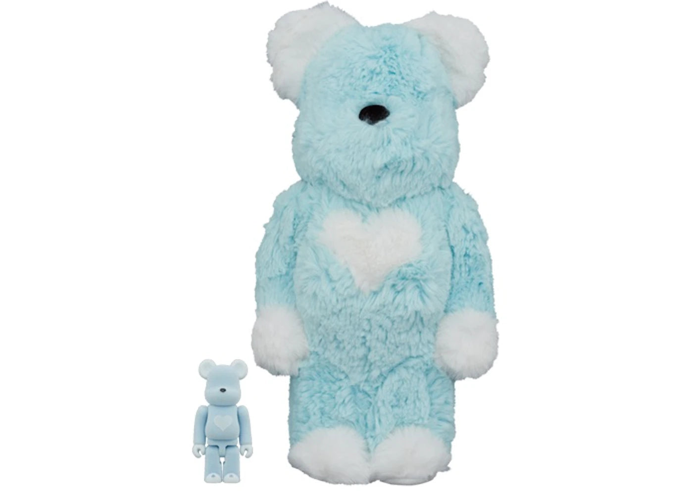 Valmuer × BE@RBRICK Bearbrick x Valmuer 100% & 400% Set Blue