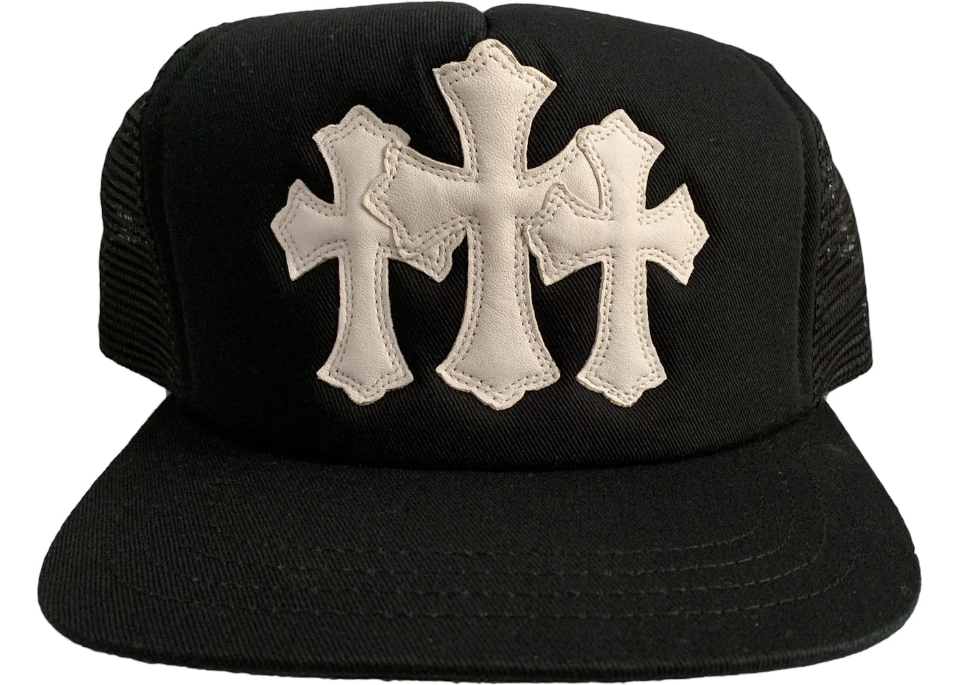 Chrome Hearts Cemetery Trucker Hat Black -1